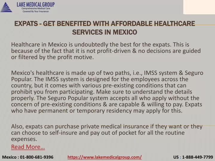 expats get benefited with affordable healthcare services in mexico