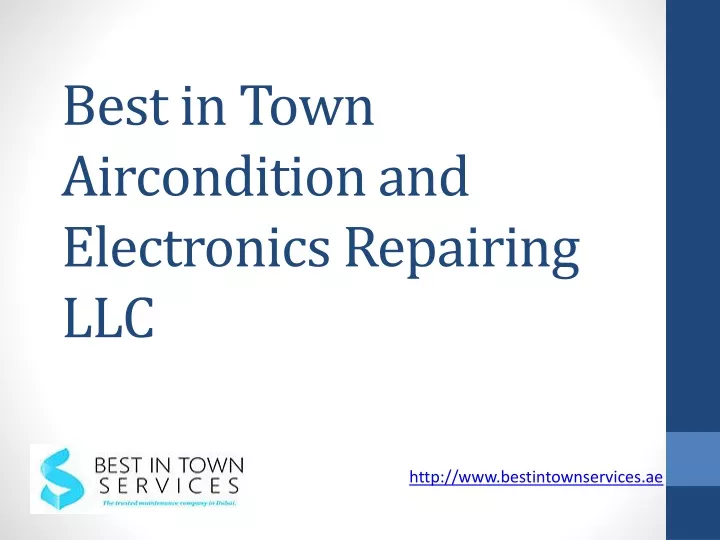 best in town aircondition and electronics repairing llc