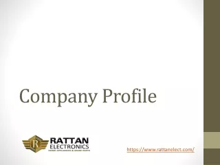 Rattan Electronics Company Profile