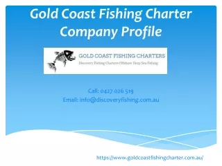 Gold Coast Fishing Charters Company Profile