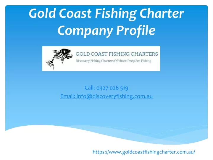 gold coast fishing charter company profile