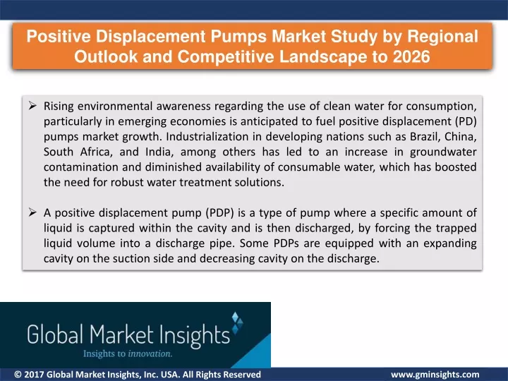 positive displacement pumps market study