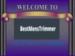 Top 15 Best Trimmer for men in India 2020 - slide 1