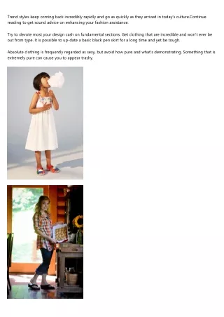 trend styles keep coming back incredibly rapidly