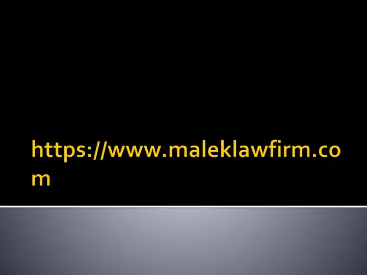 https www maleklawfirm com