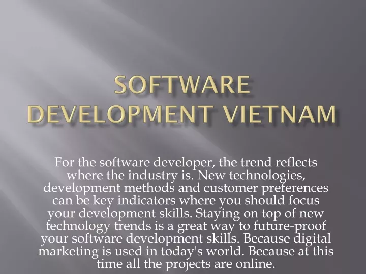 software development vietnam