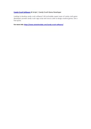 candy crush software script candy crush game