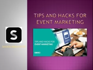 tips and hacks for event marketing