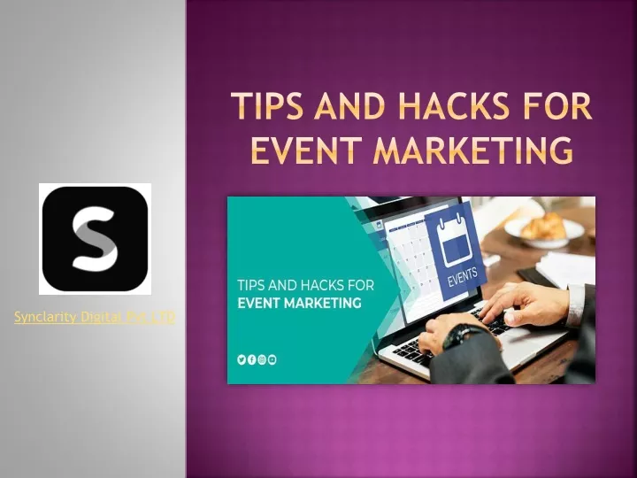 tips and hacks for event marketing