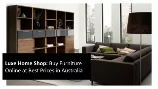 Checkout Luxe Home Shop To Find Luxury Furniture For Your Modern Office