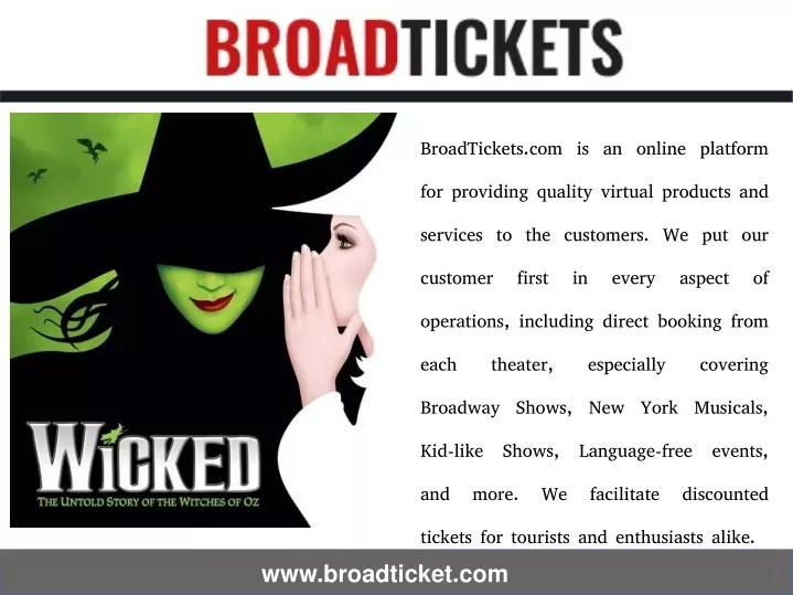 broadtickets com is an online platform
