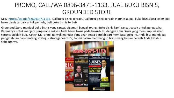 promo call wa 0896 3471 1133 jual buku bisnis