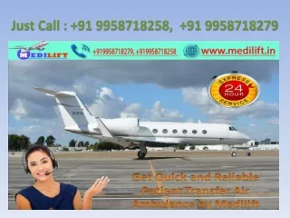 Fast Medilift Air Ambulance Service in Chennai