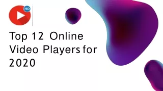 top 12 online video pla y e rs fo r 2020