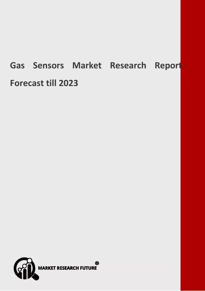 gas sensors market research report forecast till
