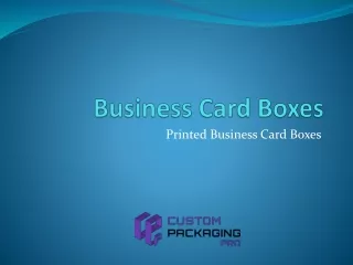 business card boxes