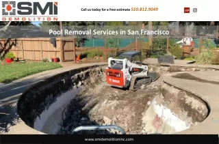Pool Removal Services in San Francisco