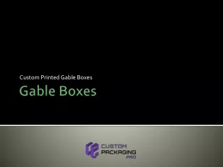 custom printed gable boxes