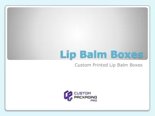 lip balm boxes