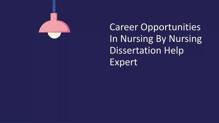 career opportunities in nursing by nursing