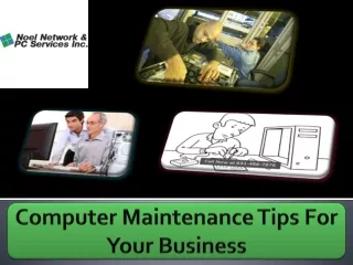 Computer Maintenance Tips For Your Business