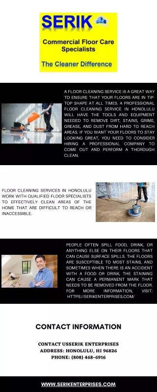 floor polisHIng service Honolulu HI