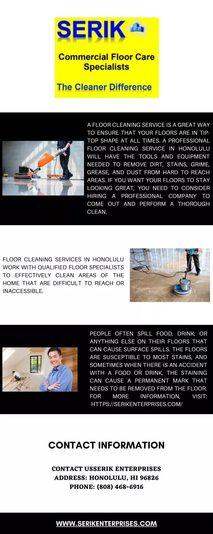 a floor cleaning service is a great way