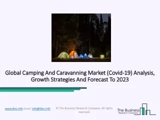 global camping and caravanning market global