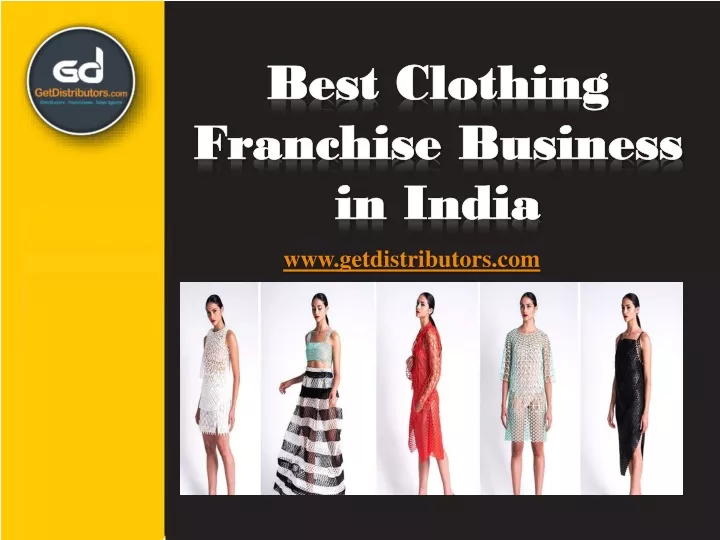 best clothing franchise business in india