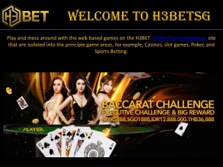 Singapore Online Betting, Online Casino Singapore, Singapore Betting Website H3bet.net