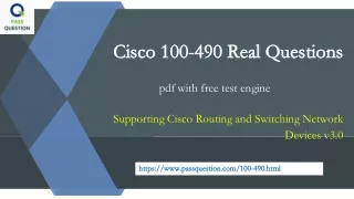 cisco 100 490 real questions cisco 100 490 real