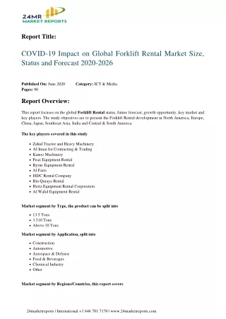 report title