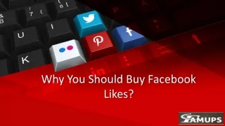 Why You Should Buy Facebook Like?