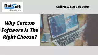 Why Custom Software Is The Right Choice?