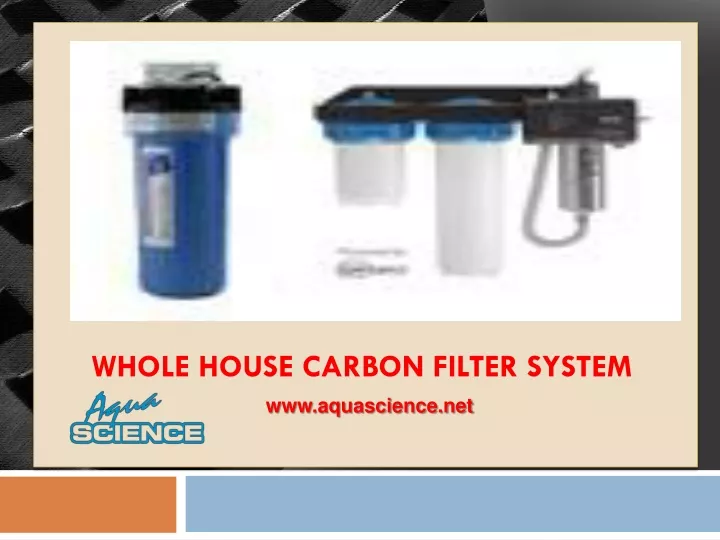whole house carbon filter system