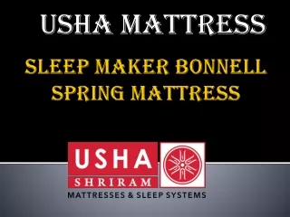 Usha Shriram Sleep Maker Bonnell Spring Mattress