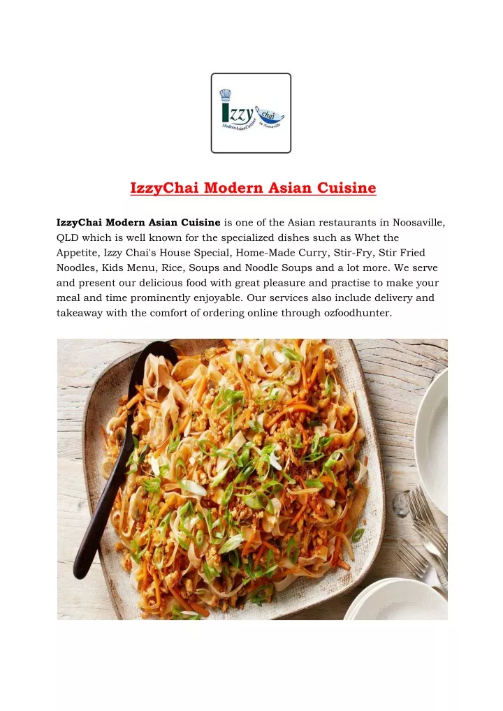 izzychai modern asian cuisine