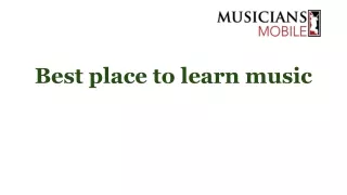 Best place to learn piano and guitar in San Jose