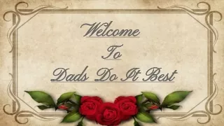 welcome to dads do it best
