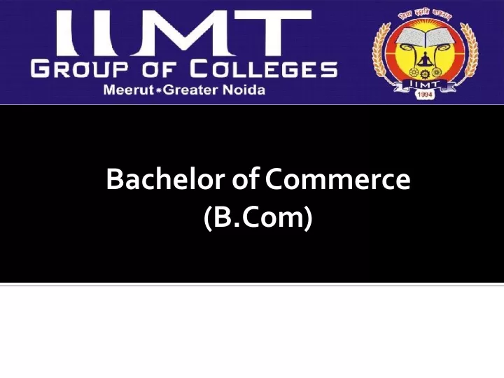 bachelor of commerce b com