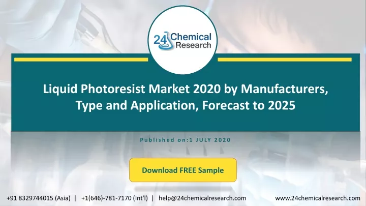 liquid photoresist market 2020 by manufacturers