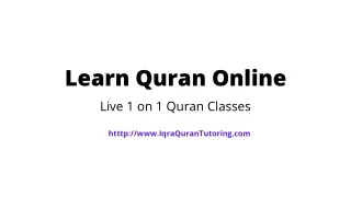 Learn Quran Online | Online Quran Classes with Expert Tutors