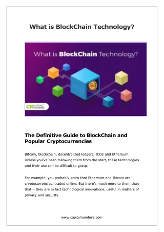 What is BlockChain Technology?