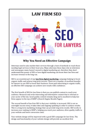 law firm seo