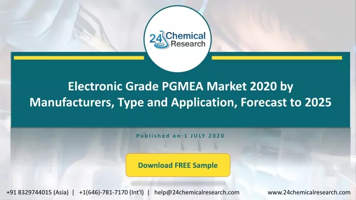 electronic grade pgmea market 2020