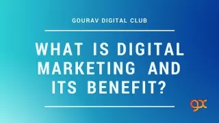 What are the benefits of digital marketing course