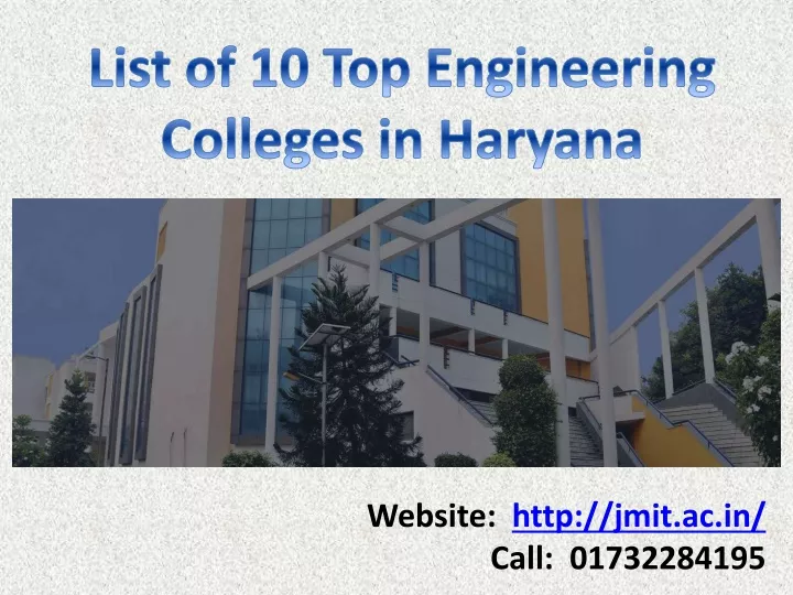 list of 10 top engineering colleges in haryana