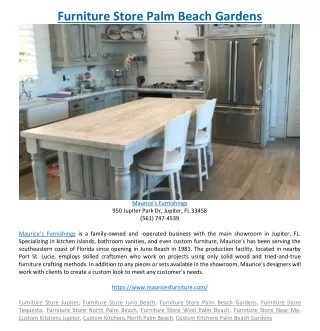 furniture store palm beach gardens