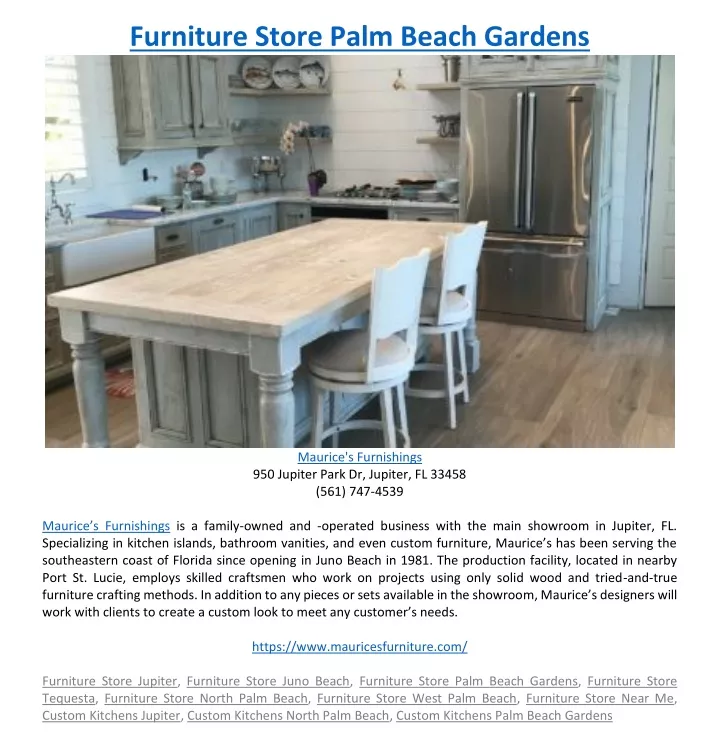 furniture store palm beach gardens