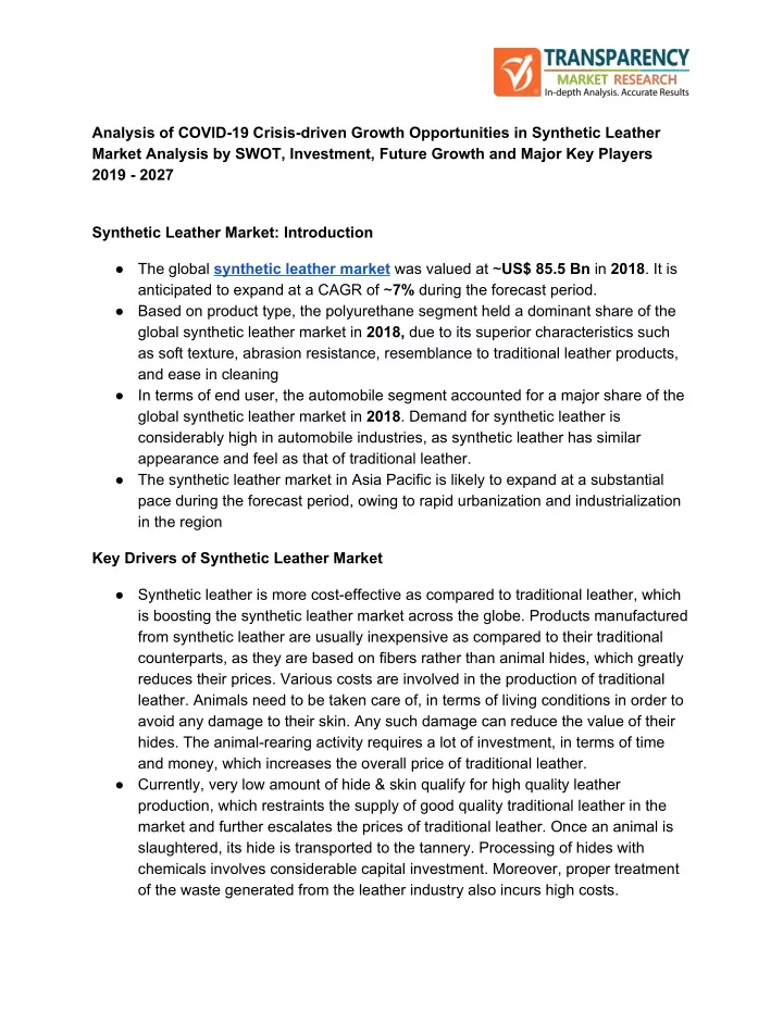 analysis of covid 19 crisis driven growth